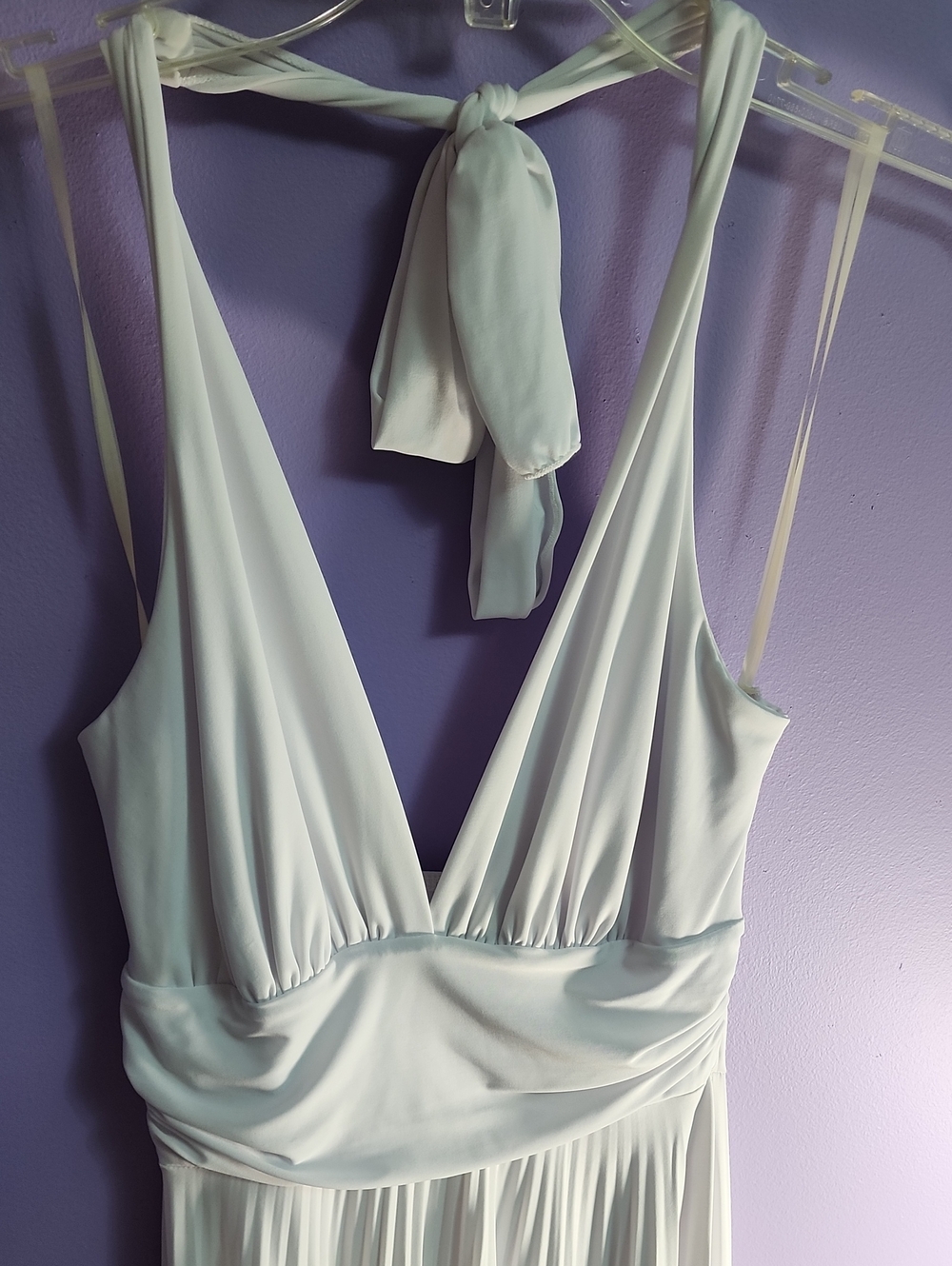 Old Hollywood Glamour White Halter Dress
